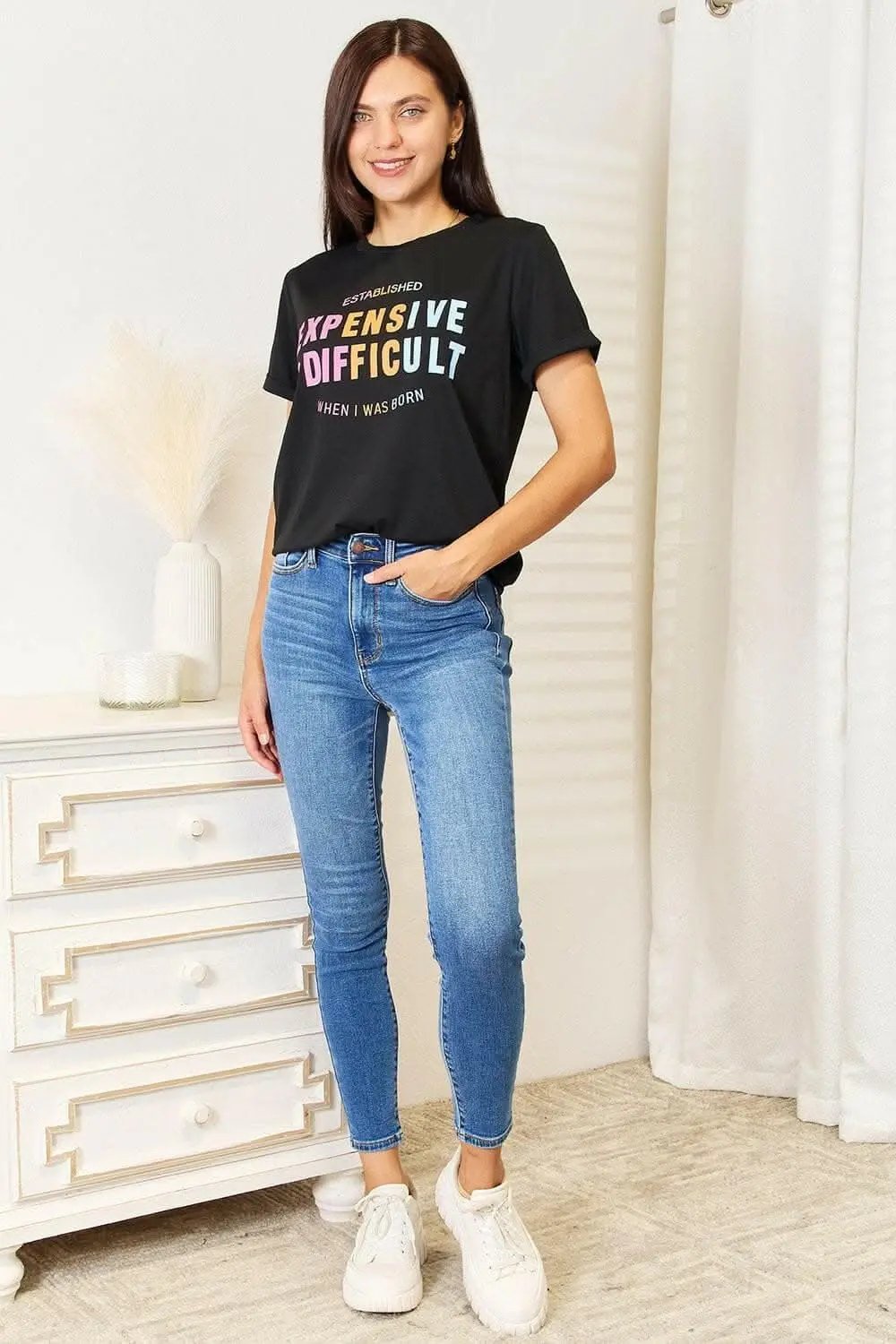 Simply Love Graphic Tee - Opaque, Stretchy & Comfortable - Love Salve